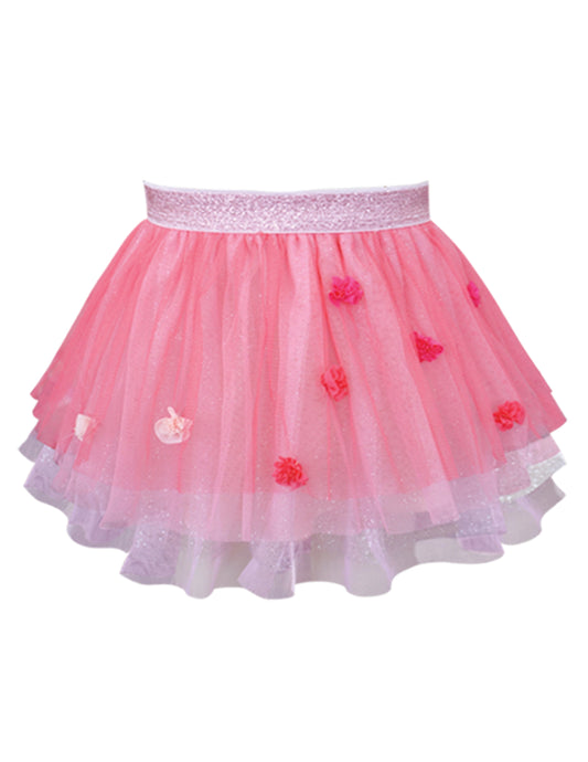 PINK TUTU WITH FLOWERS