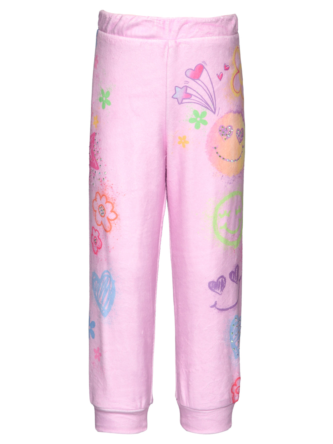 PRINTED VELOUR JOGGER