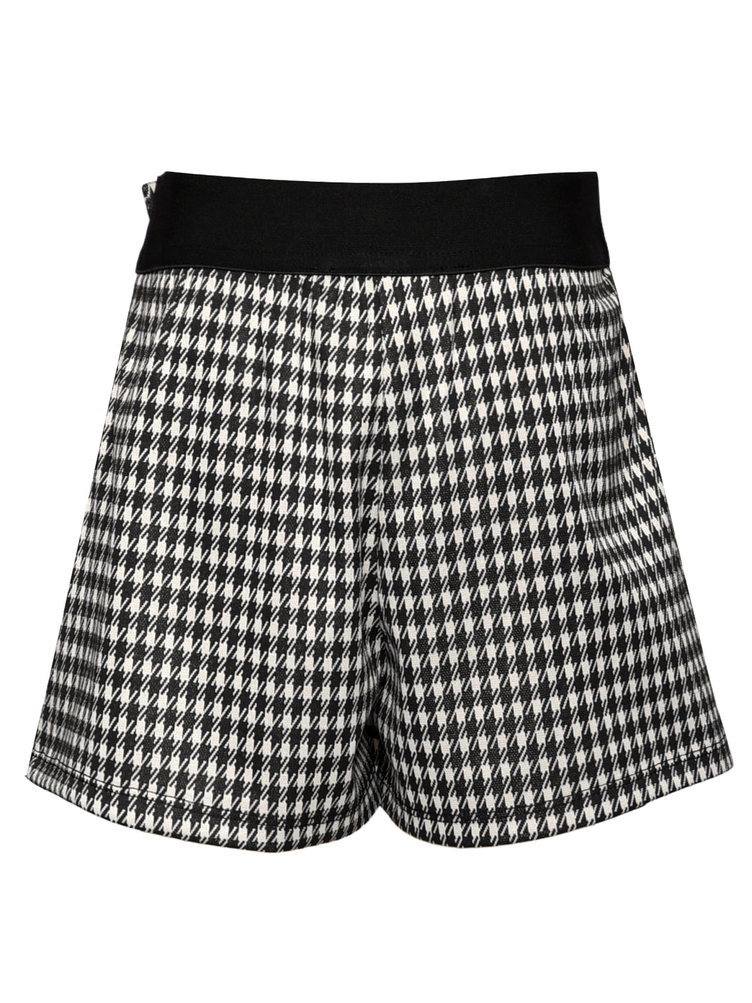 HOUNDSTOOTH KNIT PLEAT SKORT