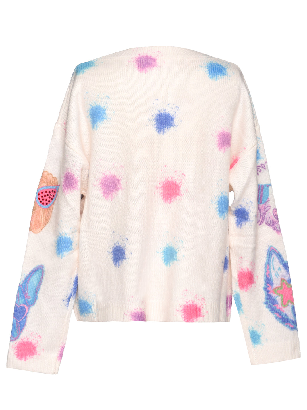 DOG PRINT SWEATER