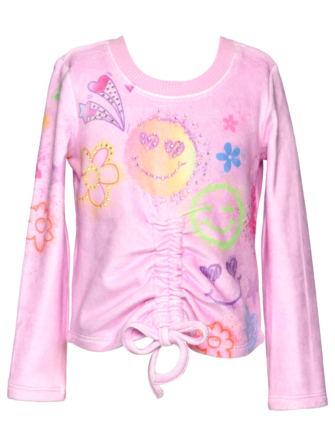 PRINTED VELOURE TOP