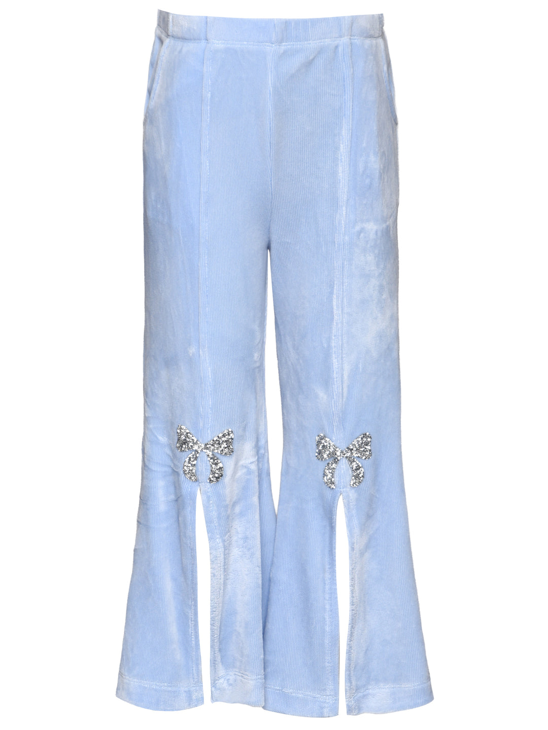 FLARED VELOUR PANTS
