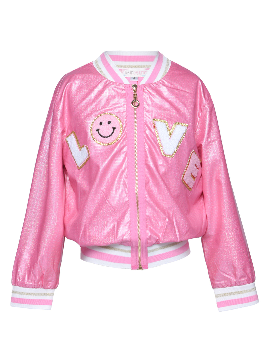 LIGHTWEIGHT BOMBER JACKET WITH LOVE TRIM