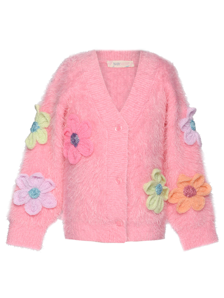 3D FLOWER CARDIGAN