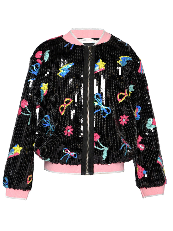 SEQUIN BOMBER JACKET