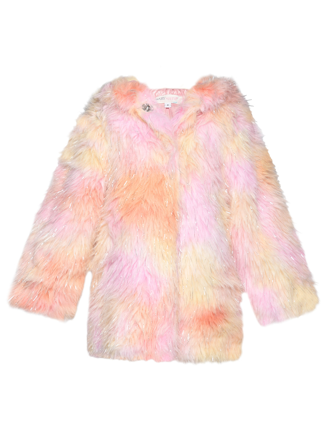 FAUX FUR HOODED COAT