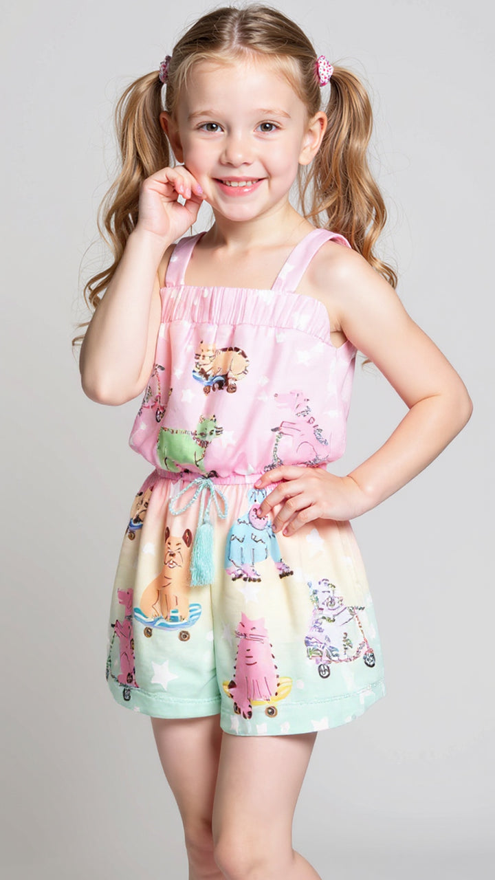 DOG PRINT ROMPER