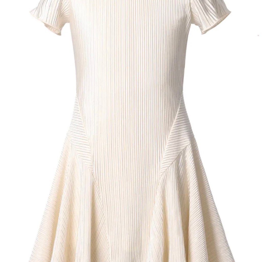 Little l Big Girl’s Plisse Fit & Flare Dress