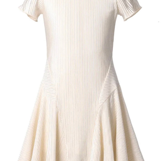 Little l Big Girl’s Plisse Fit & Flare Dress