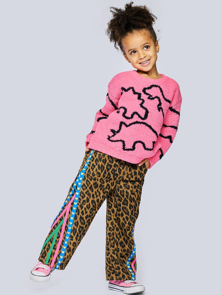 Infant l Toddler l Little Girl’s Leopard Cheetah Flared Pants