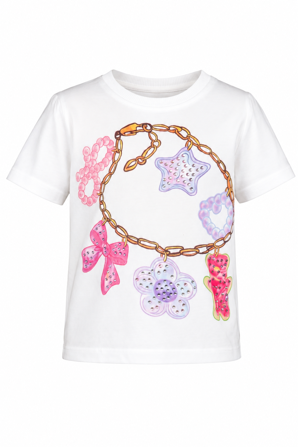 CHARM BRACELET PRINT TOP