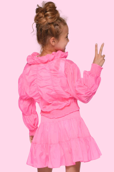 Big Girl’s Tween Smocked Tiered Yoke Skirt