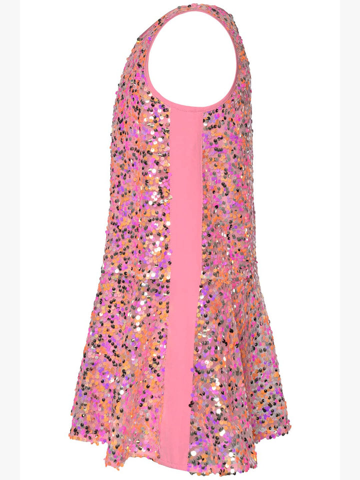 Little l Big l Tween Sequin Dropped Waist Party Dress