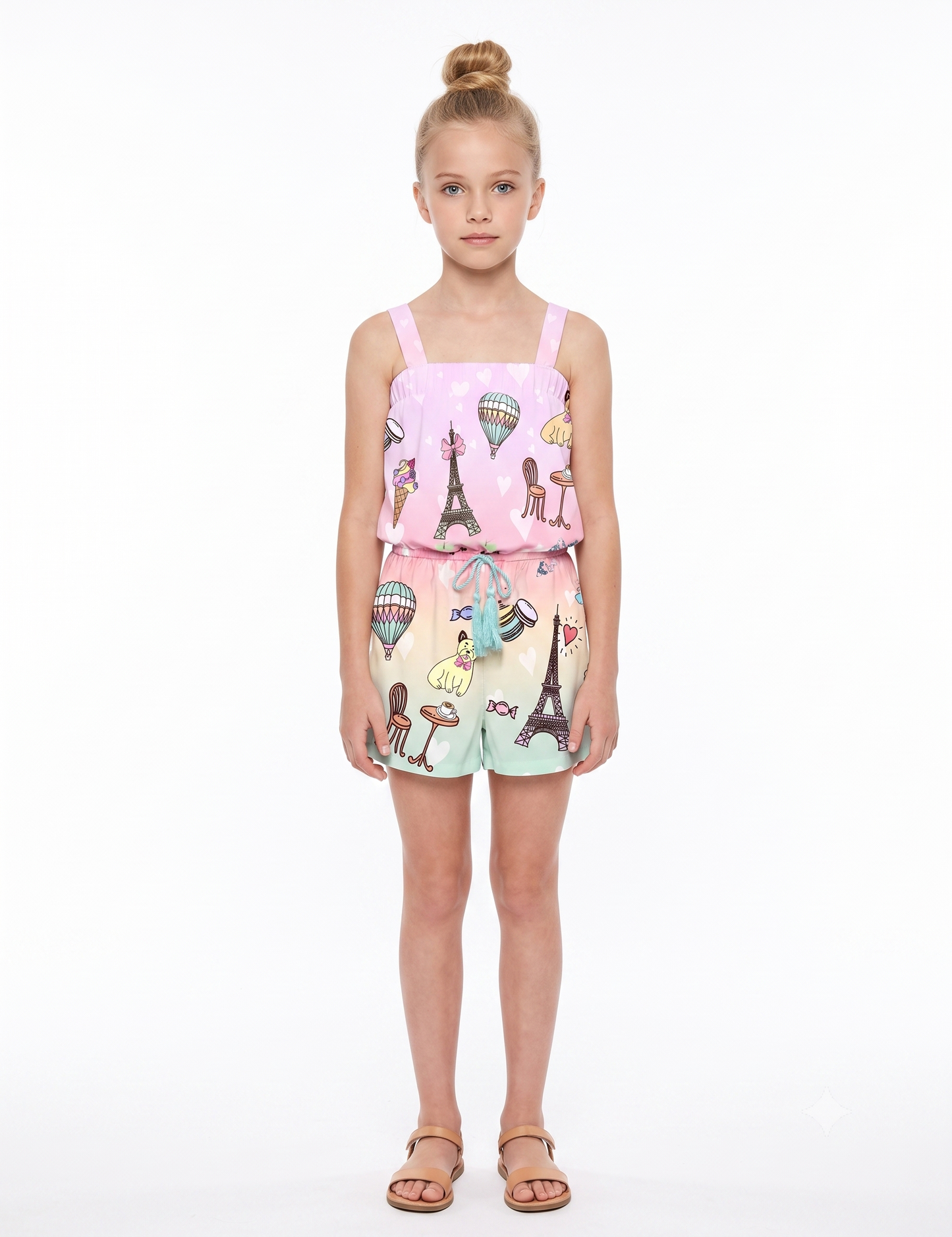 PARIS THEME ROMPER