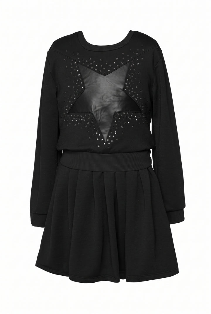 Little l Big l Tween Girl’s Star Rhinestone Dress