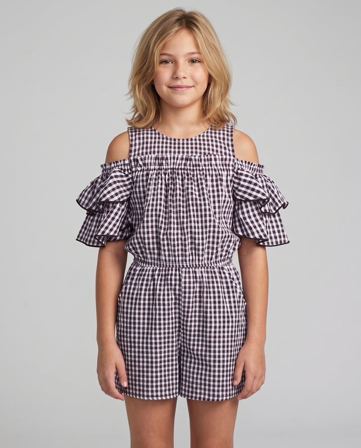 GINGHAM ROMPER