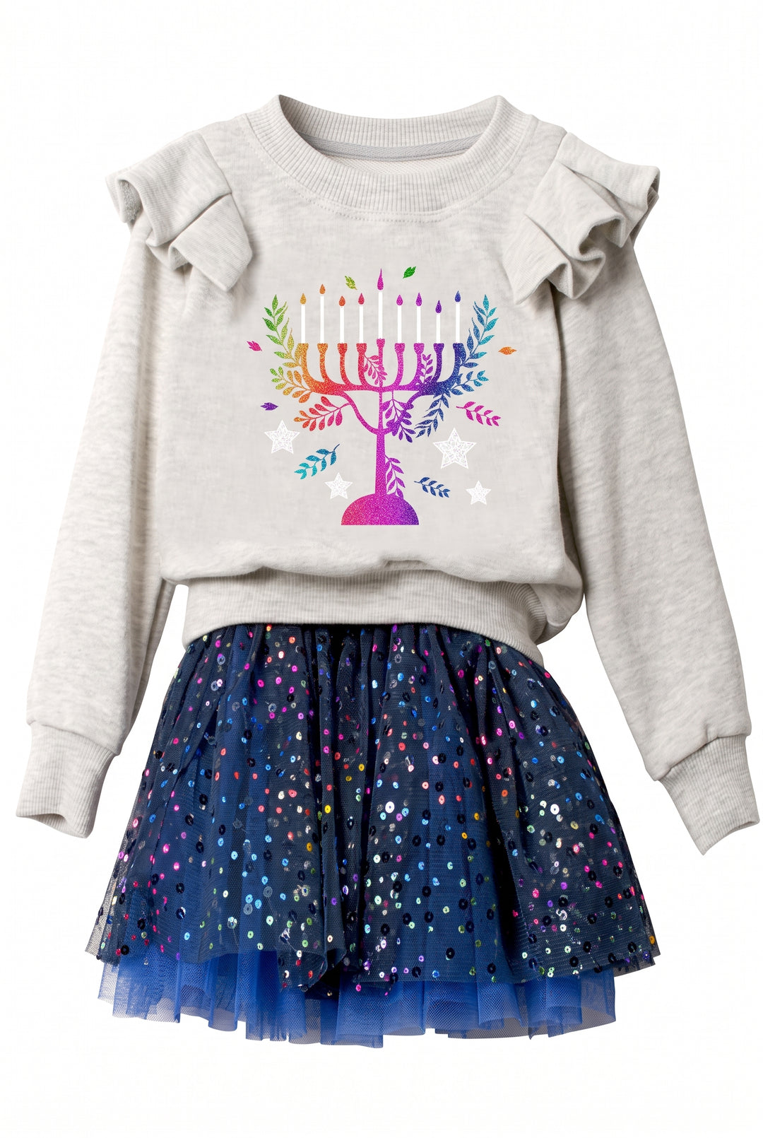 TWOFER DRESS WITH MENORAH