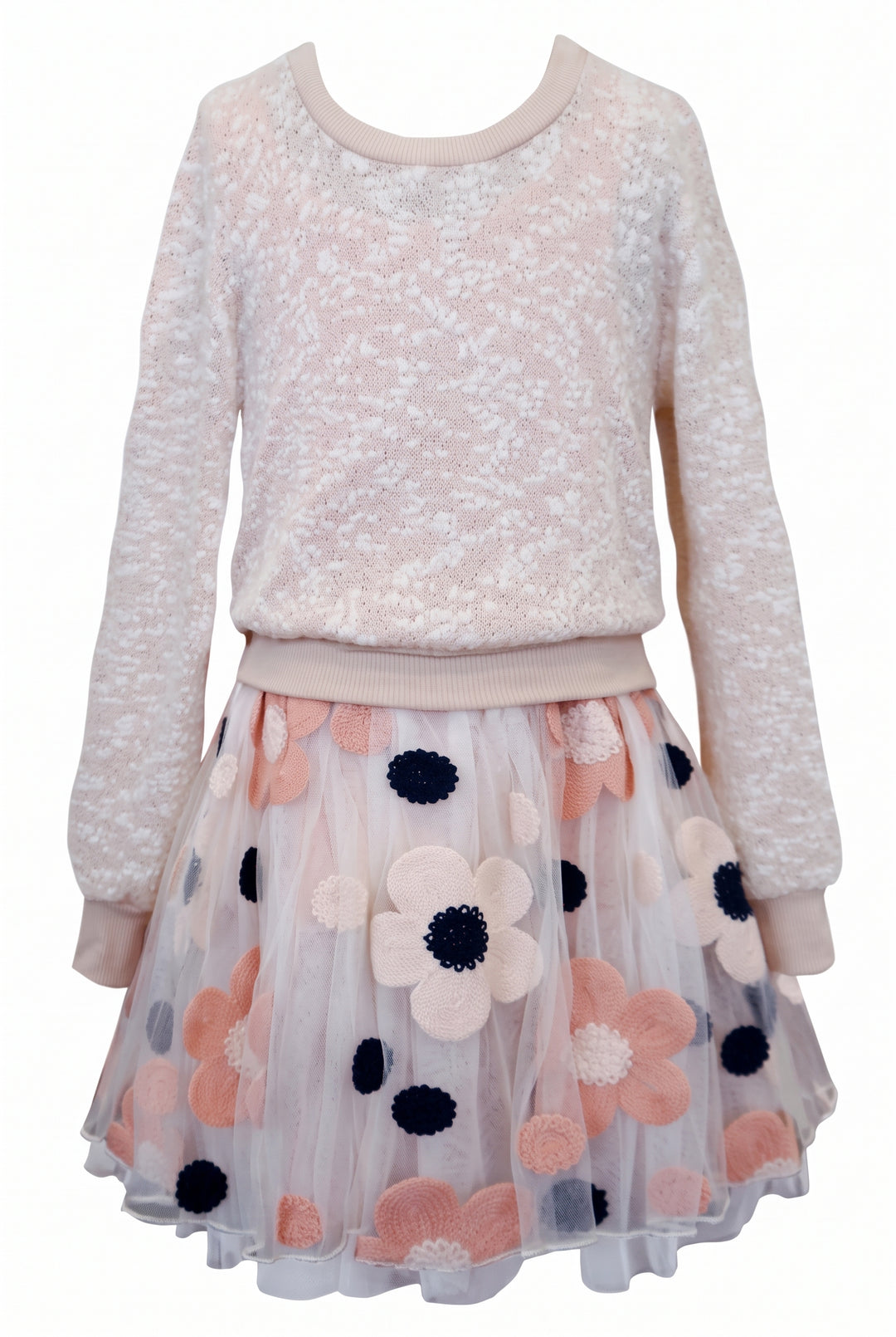 Little Big Girls Twofer Fit & Flair Daisy Dress