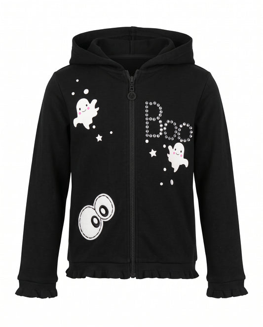 HOODIE JACKET WITH FAUX FUR EARS