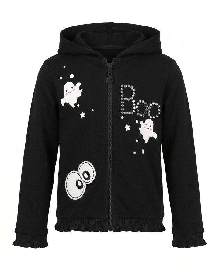 HOODIE JACKET WITH FAUX FUR EARS