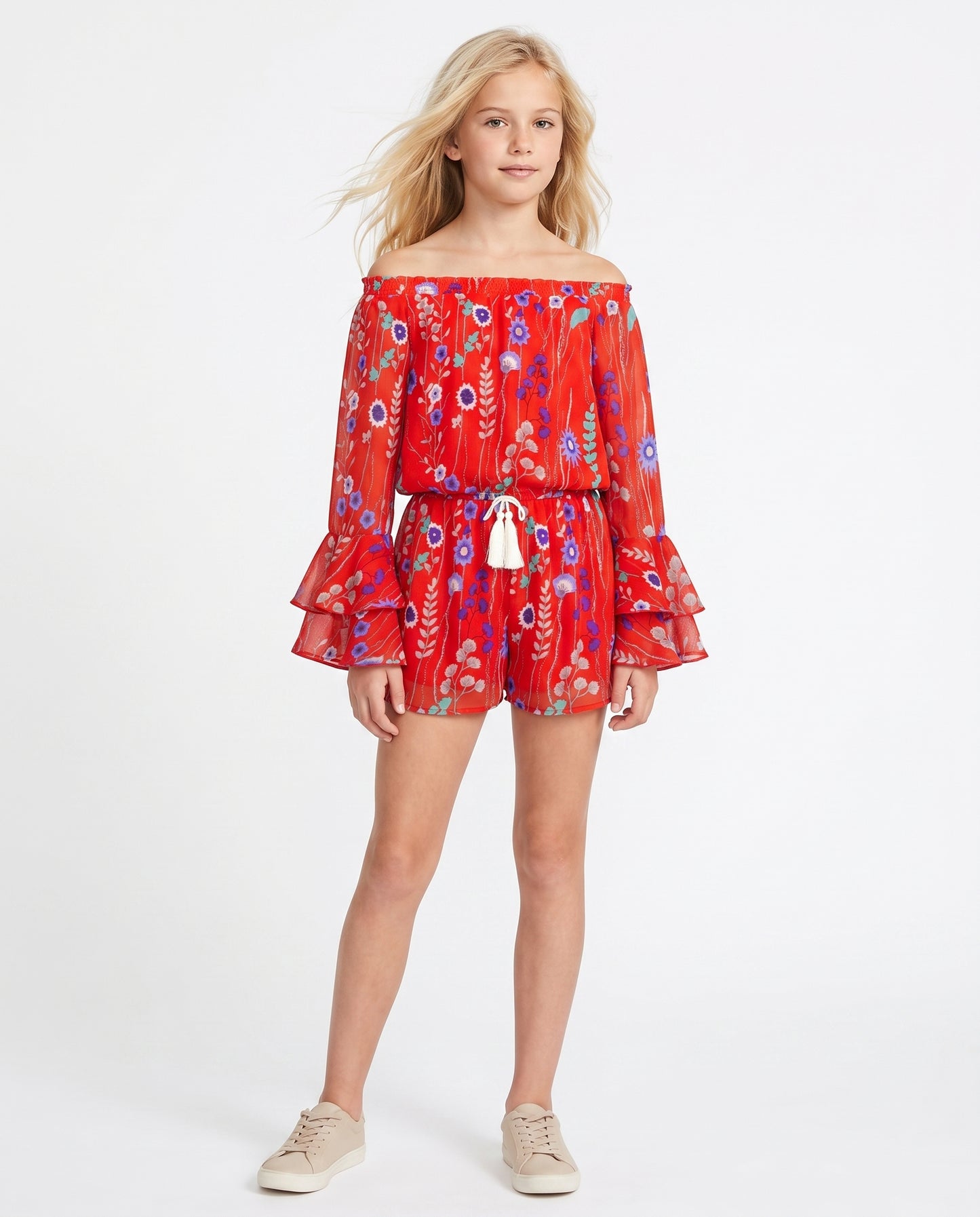 OFF THE SHOULDER ROMPER
