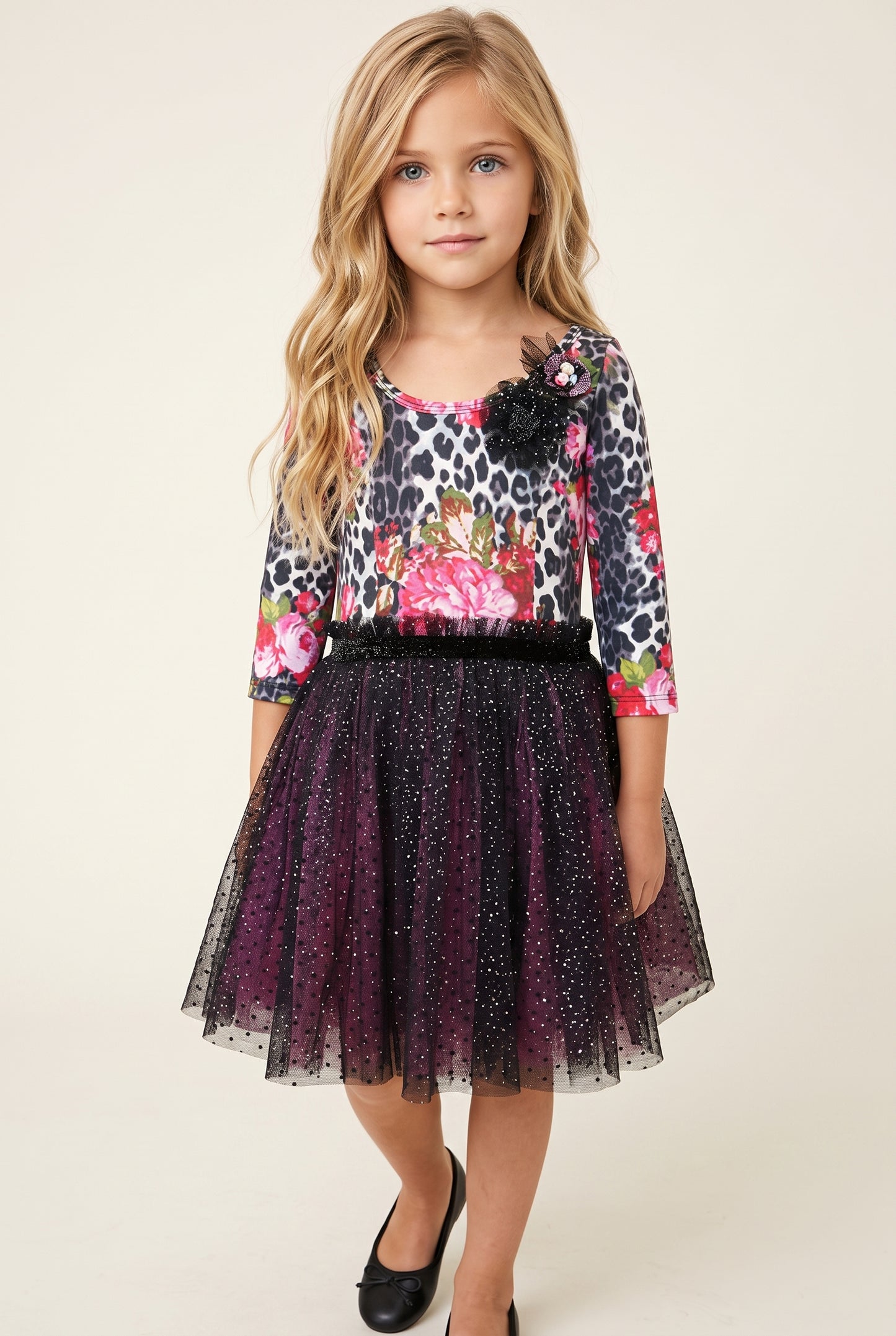 ANIMAL PRINTED TUTU DRESS