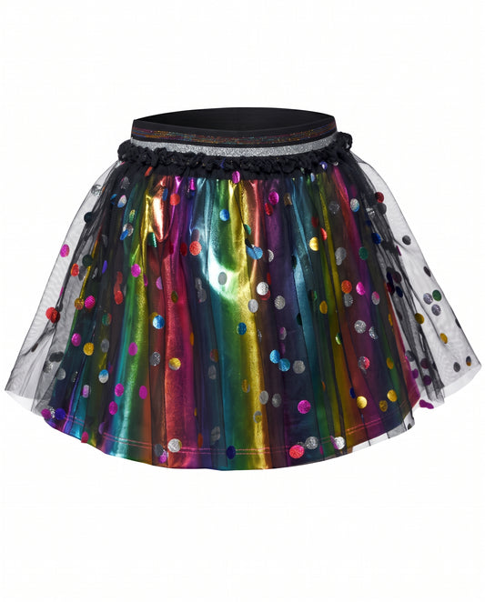 POLKADOT MESH TUTU SKIRT