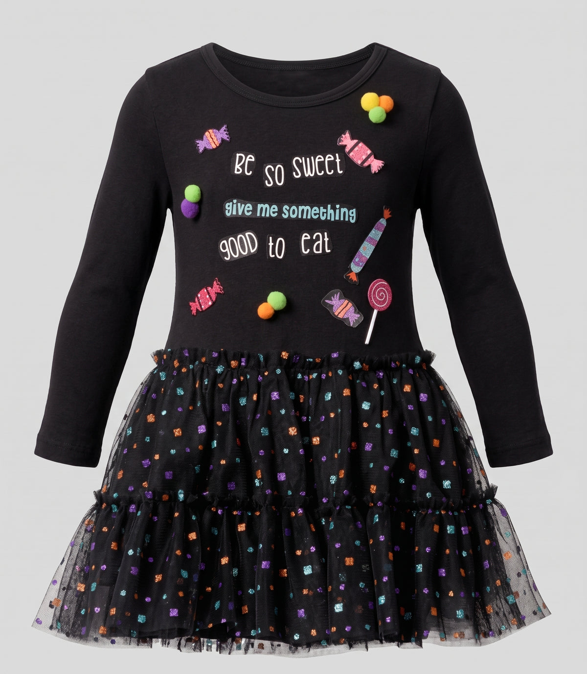 TUTU DRESS WITH CANDY GRAPHIC