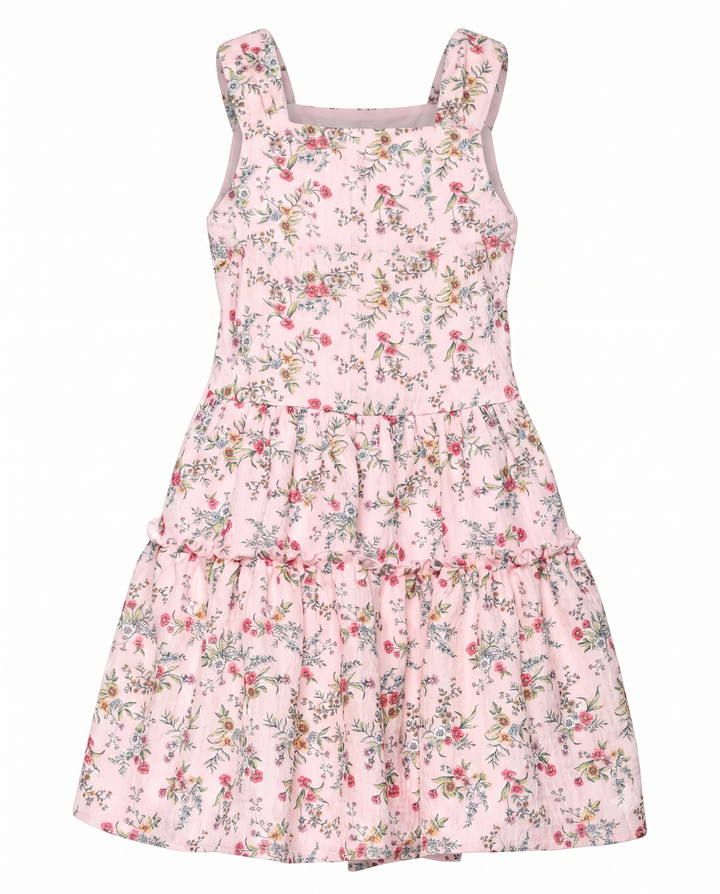 TIERED FLORAL DRESS