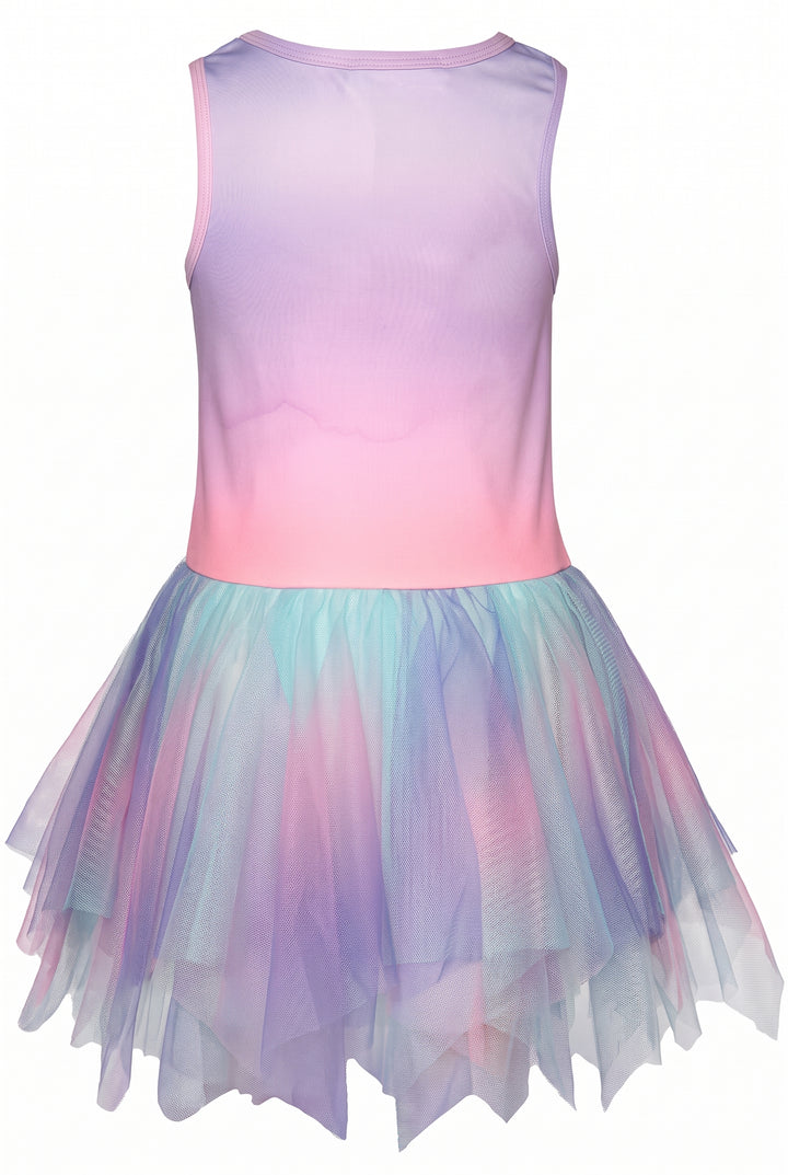 Toddler l Little Girl’s Pastel Heart Rhinestone Cupcake Hanky Dress