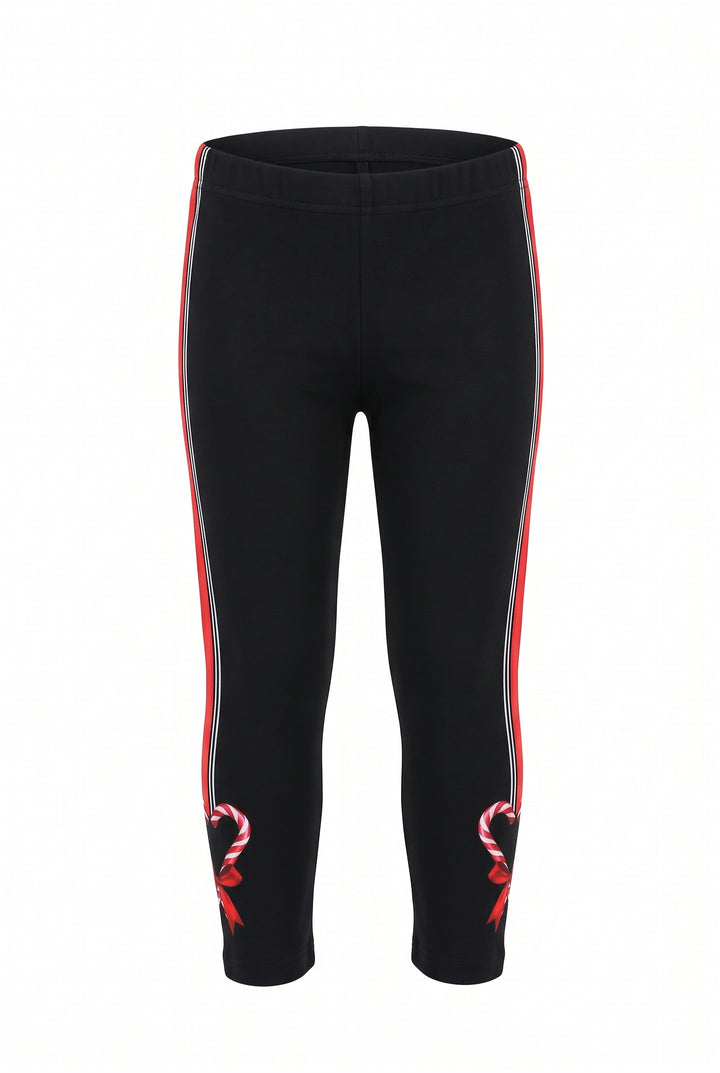 Little Girls Candy Cane Leggings