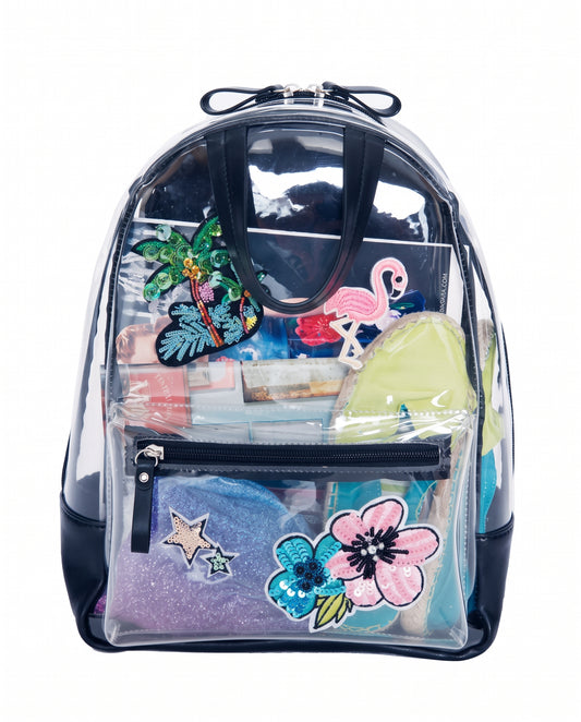 Girls Clear Vinyl Backpack
