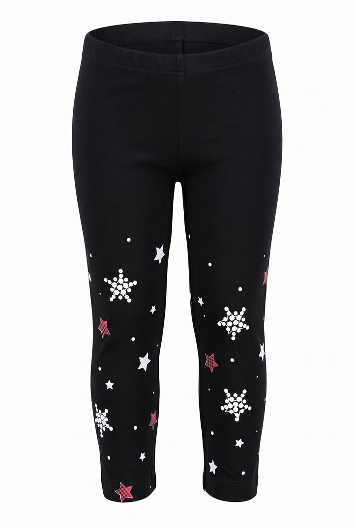 Little Girls Pearl Star Leggings