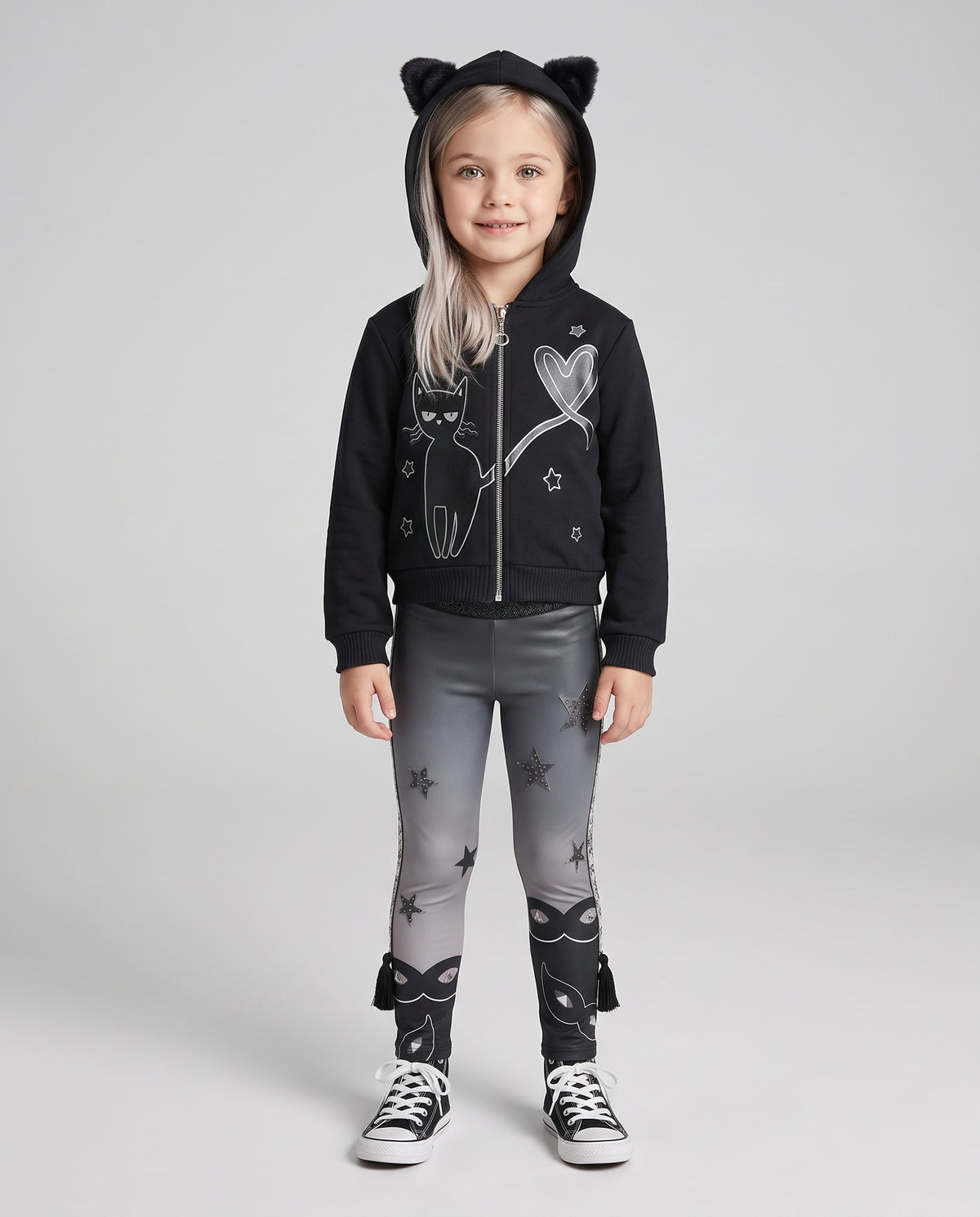 HALLOWEEN LEGGINGS  W/ TASSELS
