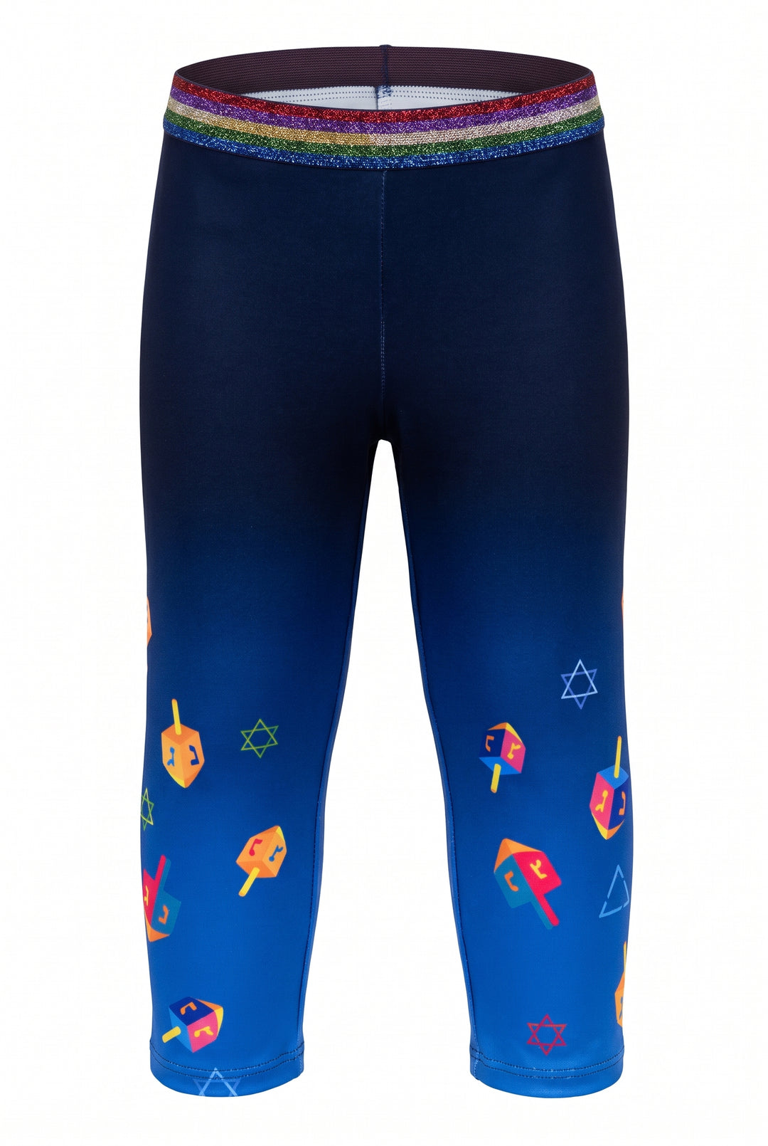 LEGGINGS WITH DREIDEL PRINT