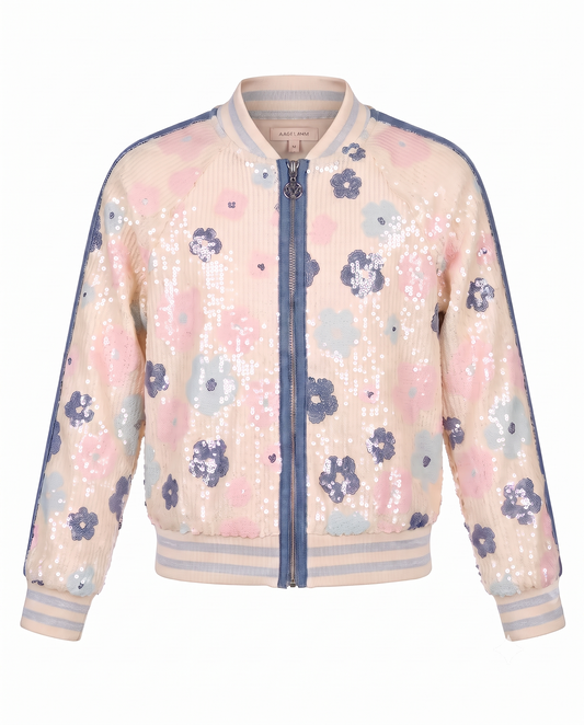 SEQUIN FLOWER JACKET