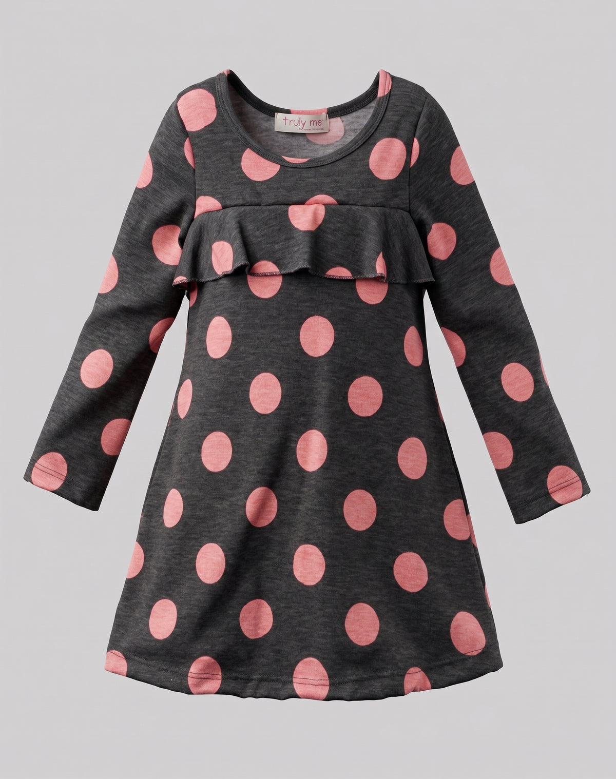 POLKA DOT RUFFLE DRESS