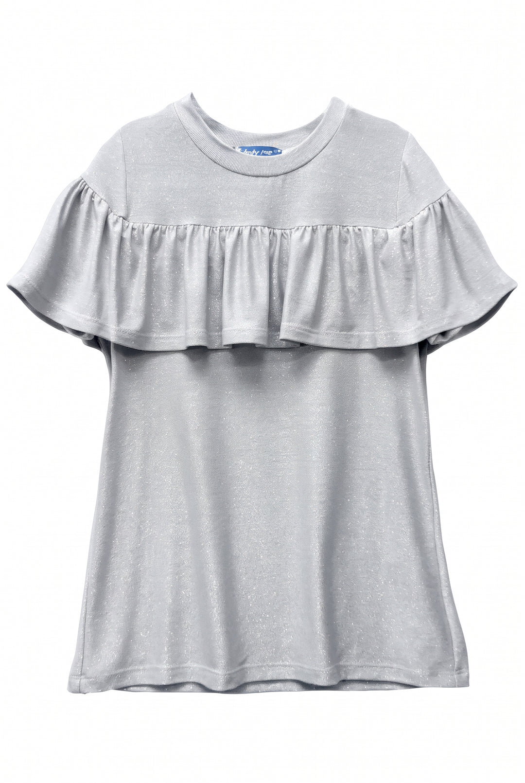 Big Girls Ruffled Short Sleeve Top