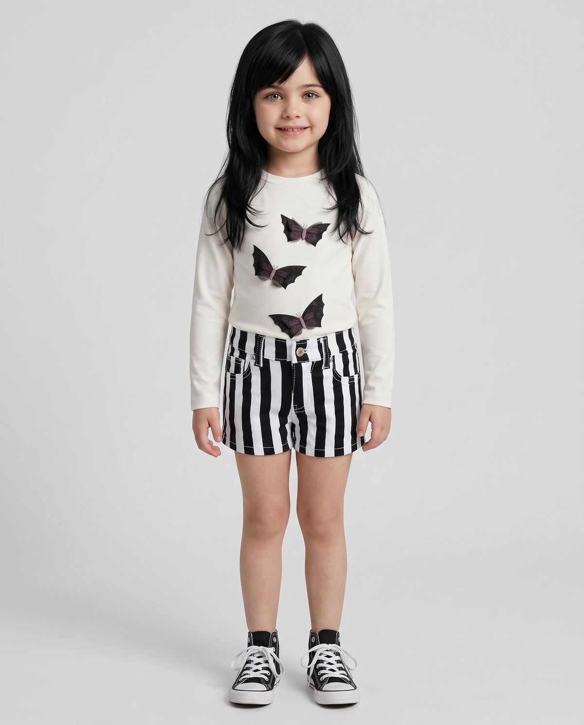 3-D BUTTERFLY BAT TEE