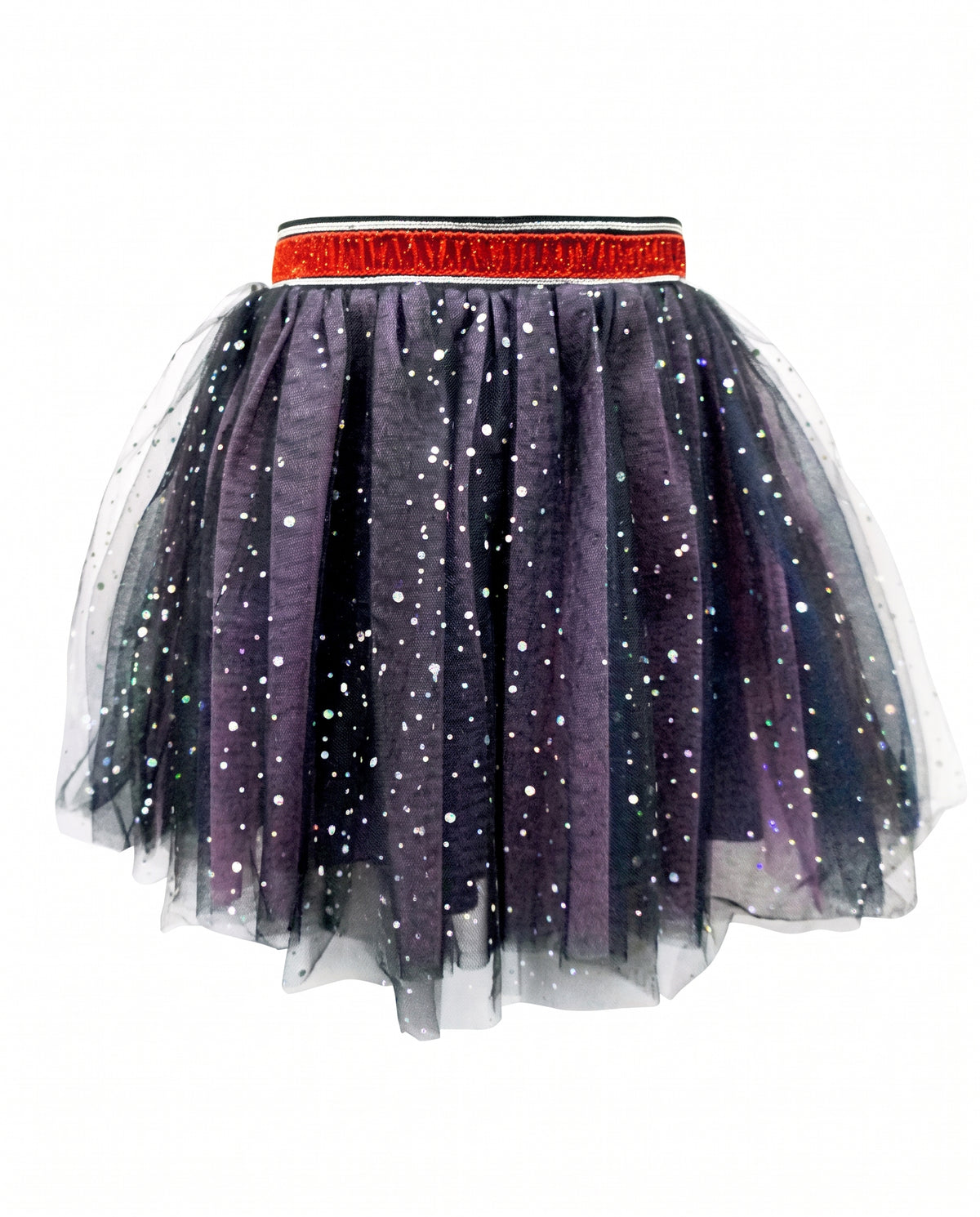 Girls Starry Holographic Dots Tutu Skirt