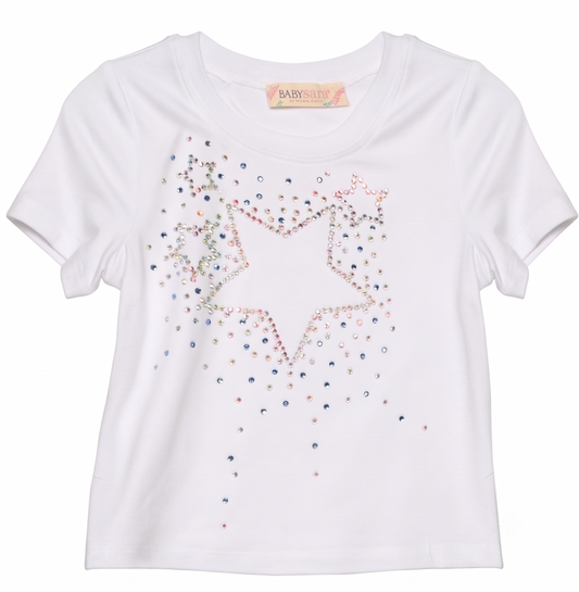 RHINESTONE STAR TEE