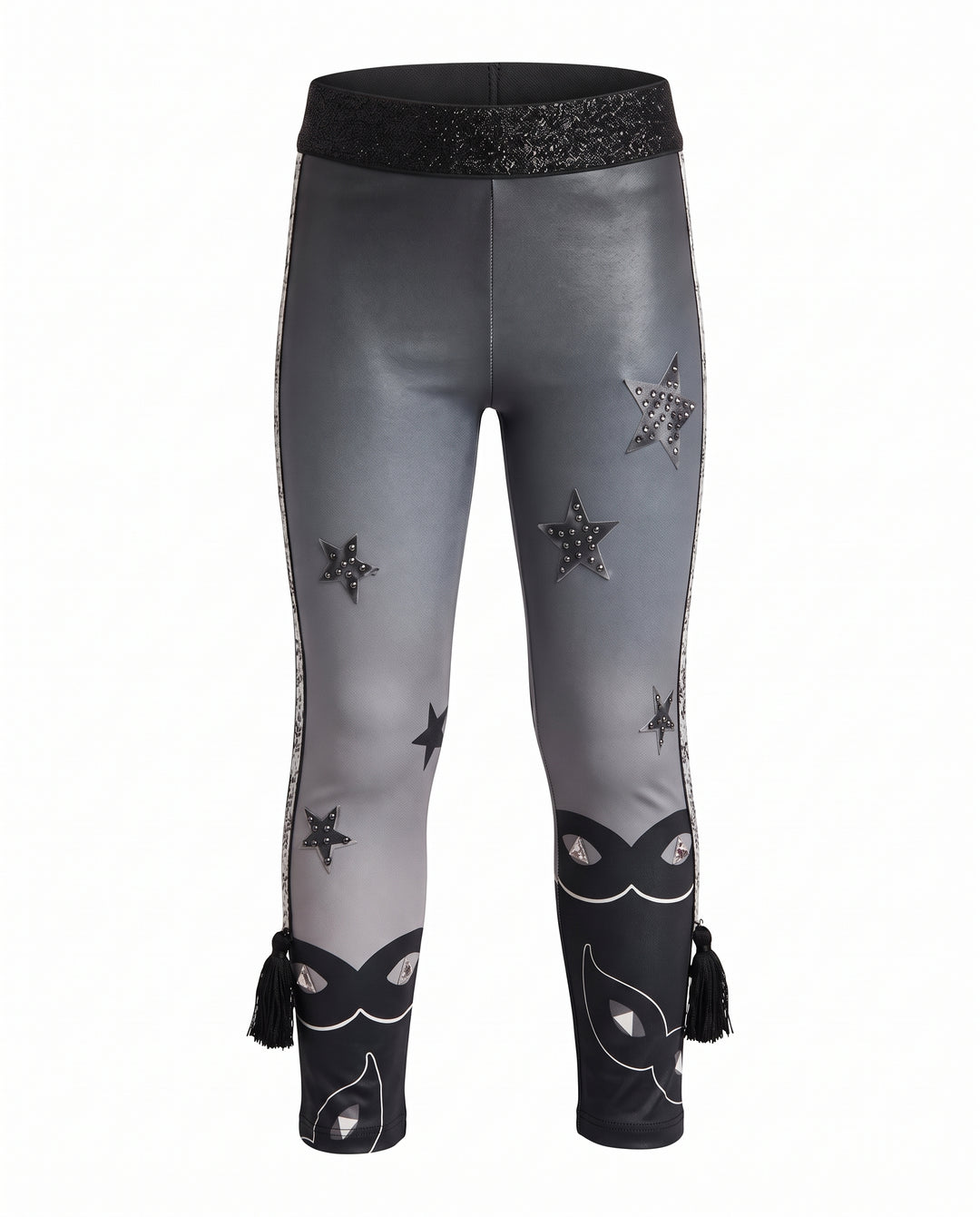 HALLOWEEN LEGGINGS  W/ TASSELS
