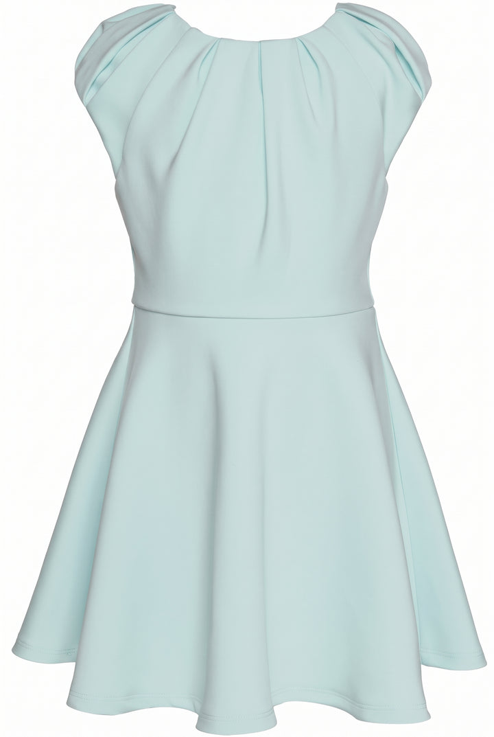 Fit & Flare Scuba Party Dress