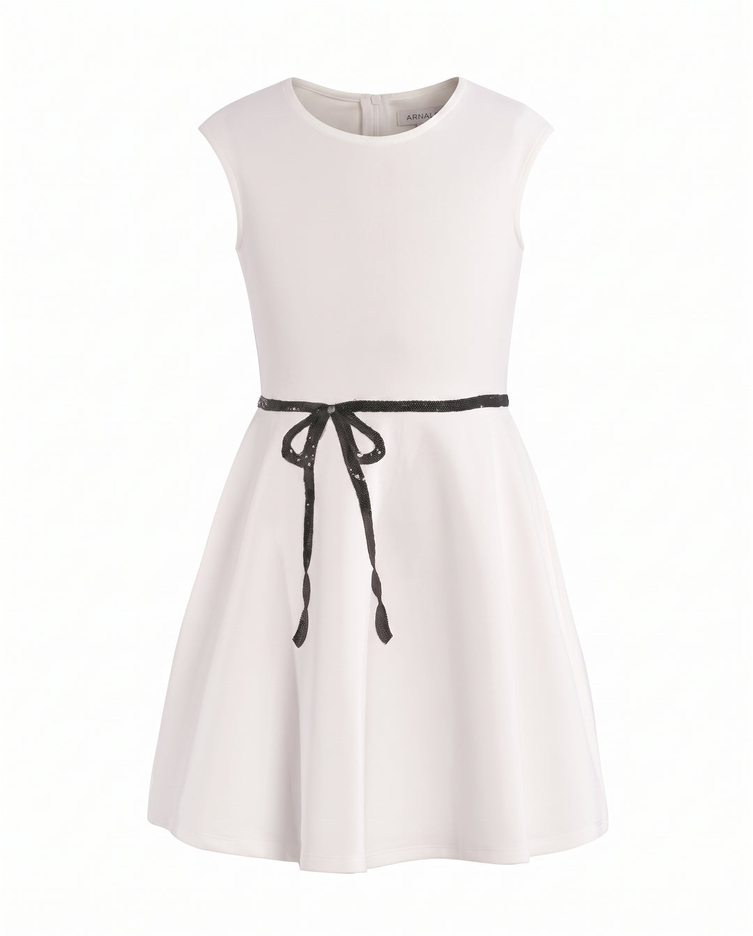 Big Girls Fit and Flare Dress with Bow