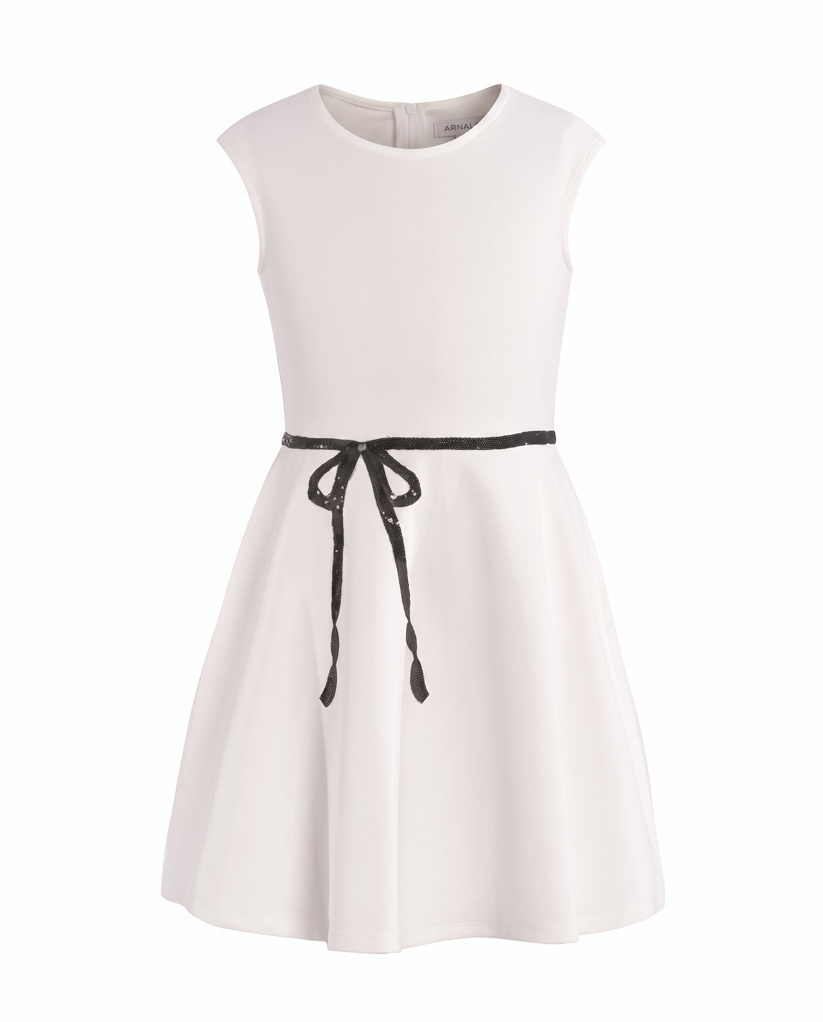 Big Girls Fit and Flare Dress with Bow