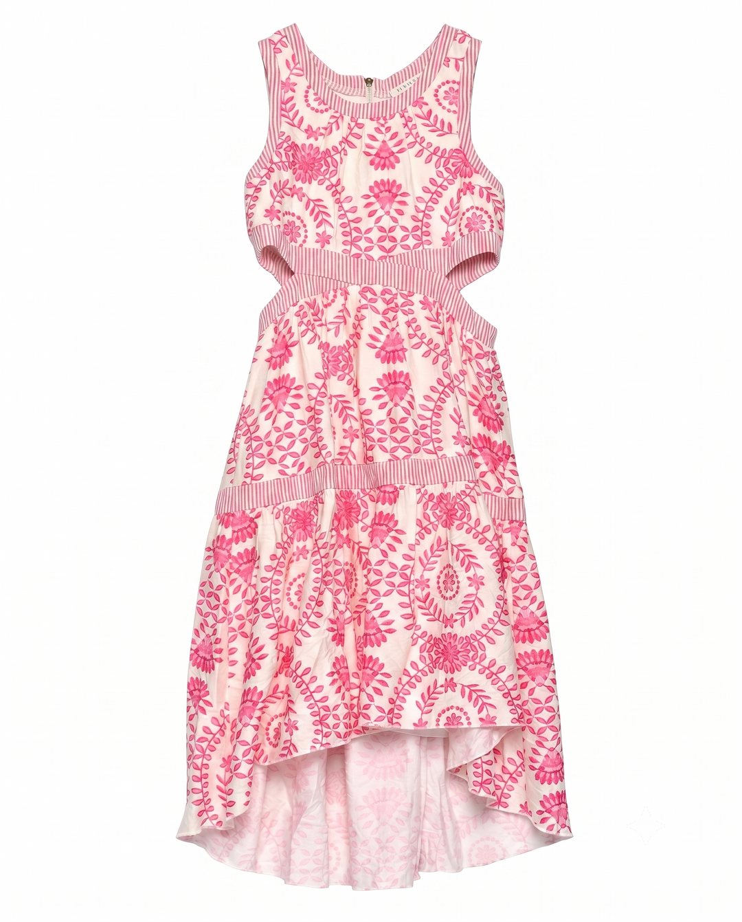 SIDE CUTOUT MEDALLION DRESS