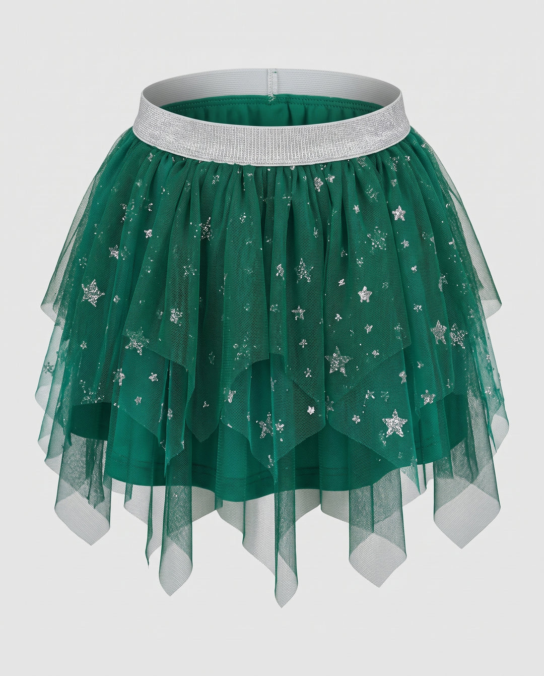 Little Girls Glitter Star Hanky Tutu Skirt
