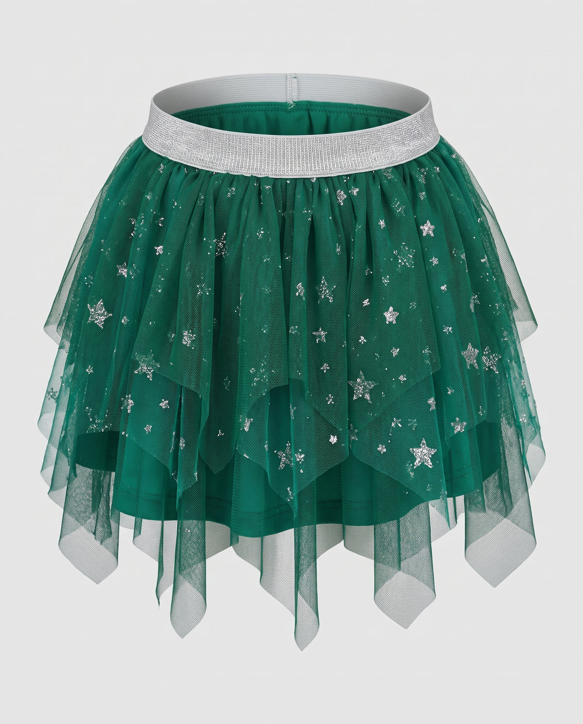 Little Girls Glitter Star Hanky Tutu Skirt