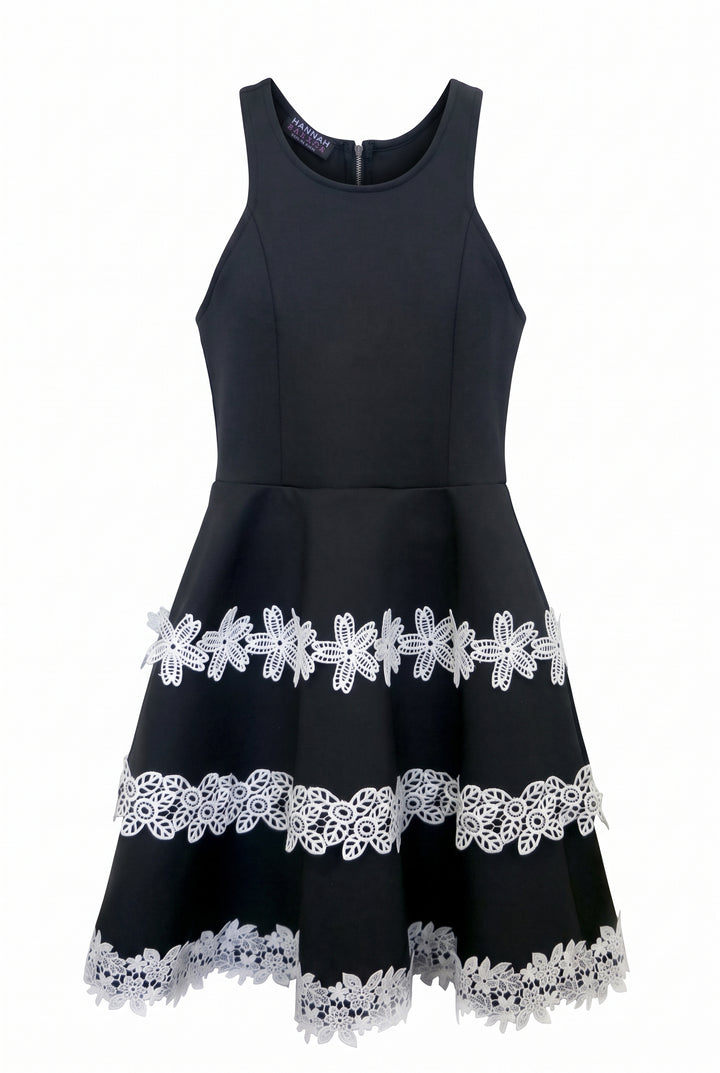 Halter Neck Fit & Flare Party Dress