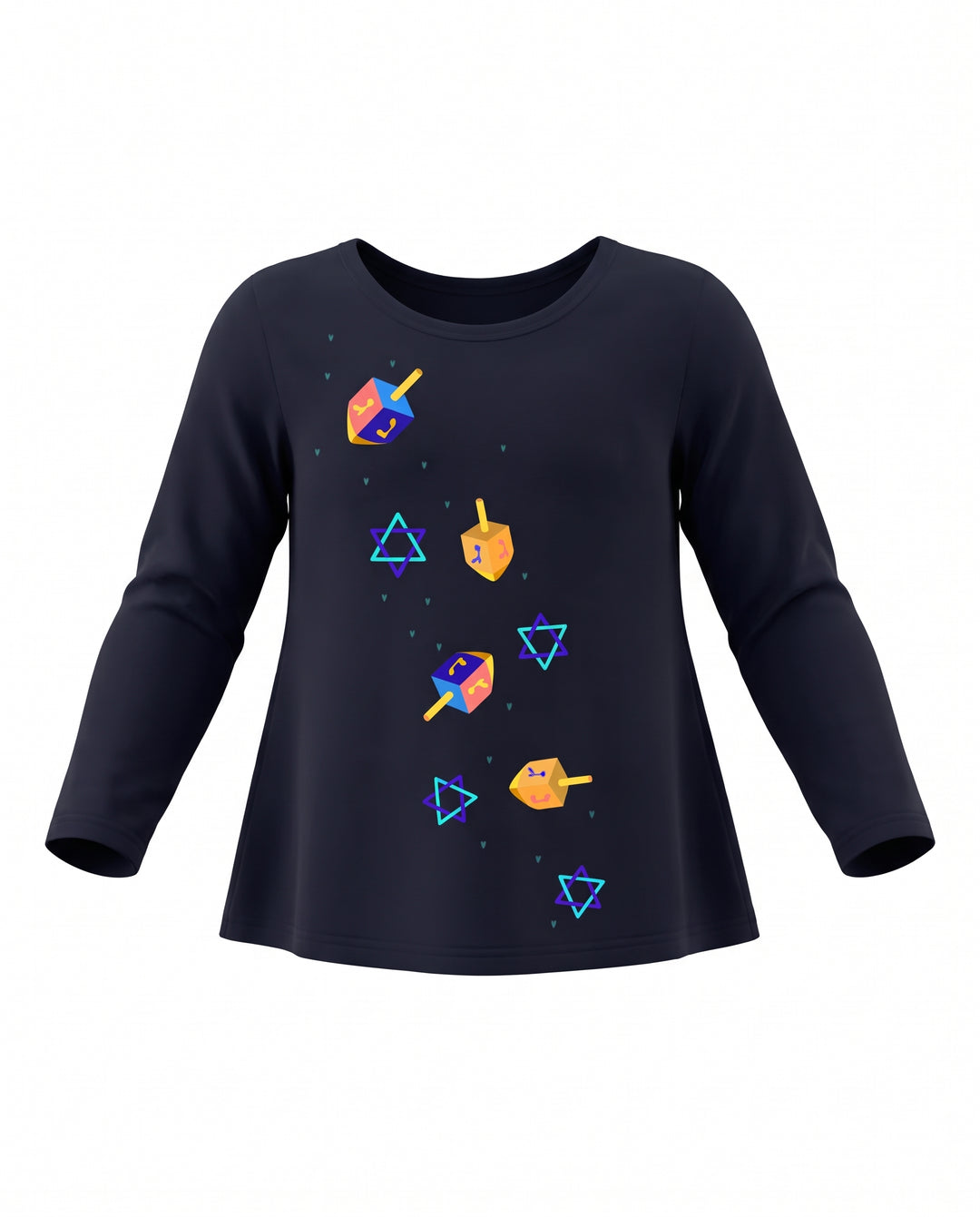 TUNIC WITH DREIDEL PRINT